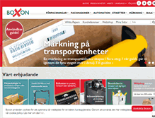 Tablet Screenshot of boxon.se